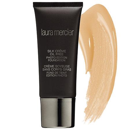 Laura Mercier Silk Creme Oil Free Photo Edition Foundation Suntan 1 Oz