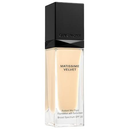 Givenchy Matissime Velvet Radiant Mattifying Fluid Foundation Spf 20 N00 Mat Ivory 1 Oz/ 30 Ml