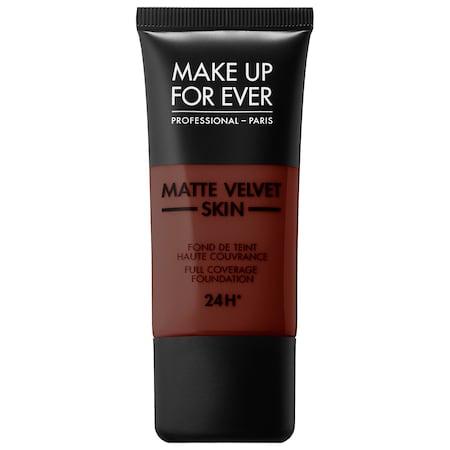 Make Up For Ever Matte Velvet Skin Full Coverage Foundation R540 - Dark Brown 1.01 Oz/ 30 Ml