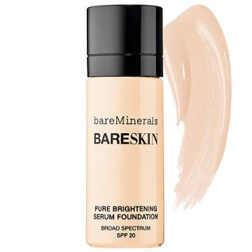 Bareminerals Bareskin(r) Pure Brightening Serum Foundation Broad Spectrum Spf 20 Bare Shell 02 0.5 Oz