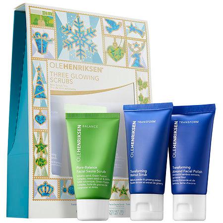 Olehenriksen Three Glowing Scrubs