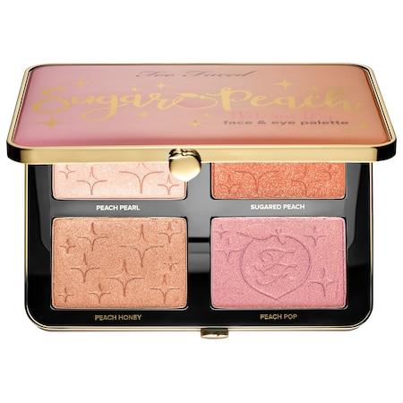 Too Faced Sugar Peach Wet And Dry Face & Eye Palette - Peaches And Cream Collection