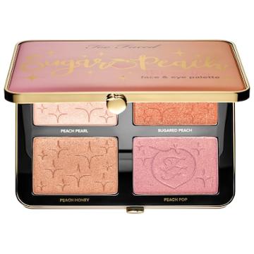 Too Faced Sugar Peach Wet And Dry Face & Eye Palette - Peaches And Cream Collection