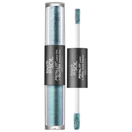 Touch In Sol Metallist Liquid Foil & Glitter Eye Shadow Duo #23 Teenie Liquid 0.123 Oz / Glitter 0.070 Oz