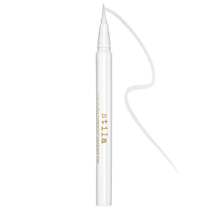 Stila Stay All Day Waterproof Liquid Eye Liner Snow 0.016 Oz/ 0.5 Ml