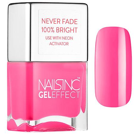 Nails Inc. Stay Bright Neon Nail Polish Claridge Gardens 0.47 Oz
