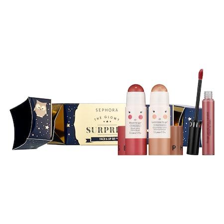 Sephora Collection The Glowy Surprise Face And Lip Kit Popper