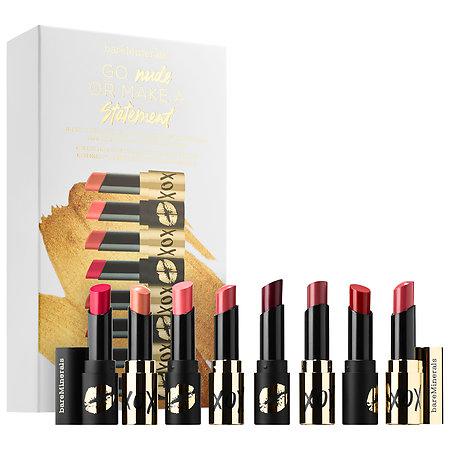 Bareminerals Go Nude Or Make A Statement Mini Lipstick Set 8 X 0.04 Oz/ 1.3 G