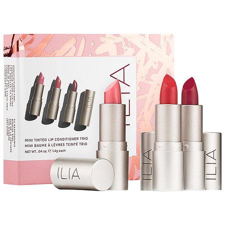 Ilia Mini Tinted Lip Conditioner Trio 3 X 0.04 Oz/ 1.4 G