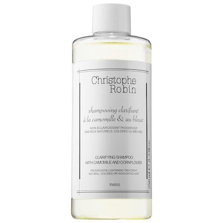 Christophe Robin Clarifying Shampoo With Camomile And Cornflower Progressive Lightening Treatment 8.33 Oz/ 246 Ml