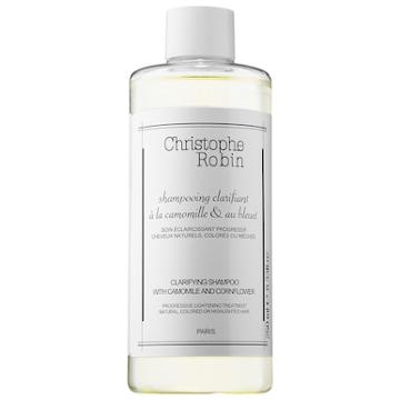 Christophe Robin Clarifying Shampoo With Camomile And Cornflower Progressive Lightening Treatment 8.33 Oz/ 246 Ml