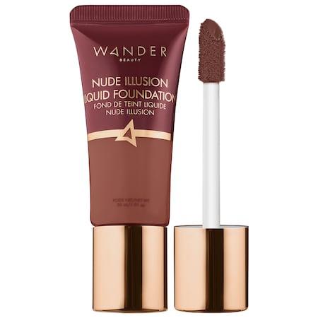 Wander Beauty Nude Illusion Liquid Foundation Deep 1.01 Oz/ 30 Ml