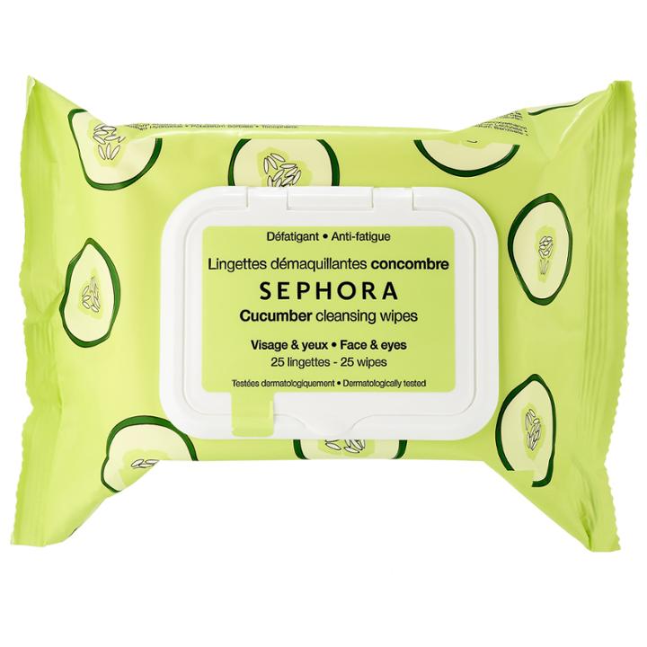 Sephora Collection Cleansing & Exfoliating Wipes Cucumber 25 Wipes