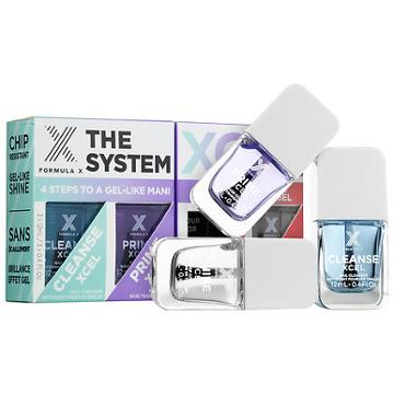 Formula X The System Xcel(tm) -customizable Gel-like Nail Polish Set
