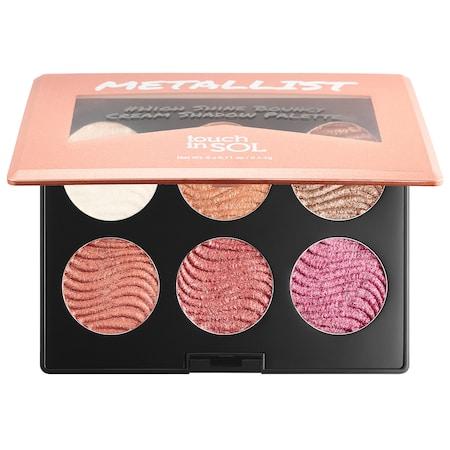 Touch In Sol Metallist High Shine Bouncy Cream Shadow Palette 6 X 0.11 Oz/ 3 G