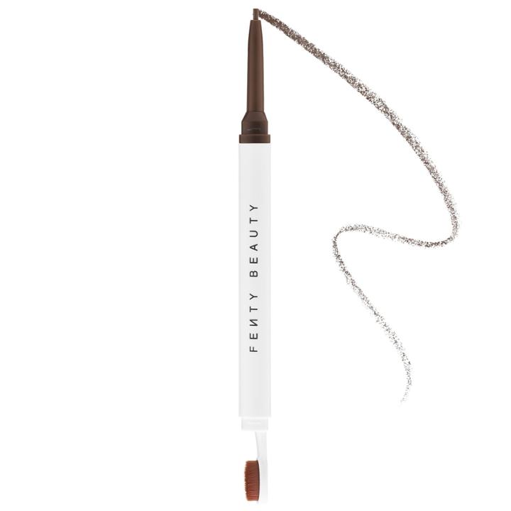 Fenty Beauty By Rihanna Brow Mvp Ultra Fine Brow Pencil & Styler Ash Brown 0.0024 Oz / 0.07 G