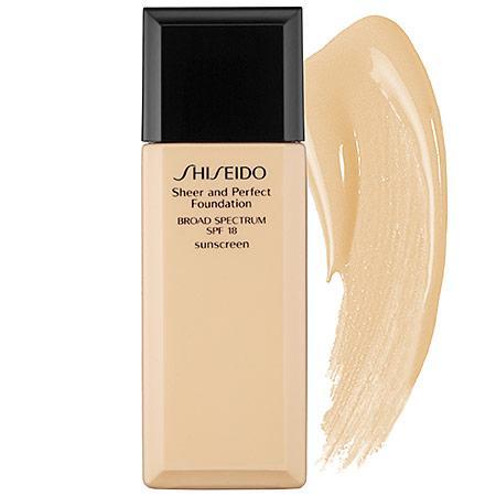 Shiseido Sheer And Perfect Foundation Spf 18 O60 Natural Deep Ochre 1.0 Oz