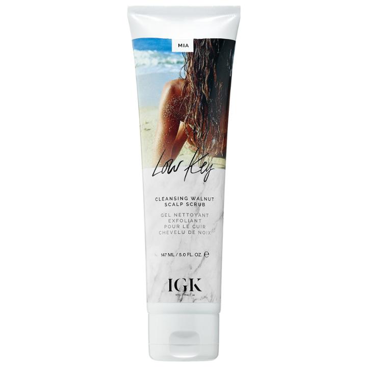 Igk Low Key Cleansing Walnut Scalp Scrub 5 Oz/ 147 Ml