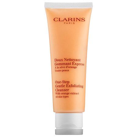 Clarins One-step Gentle Exfoliating Cleanser With Orange Extract 4.3 Oz/ 127 Ml