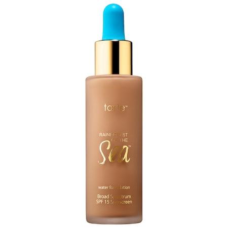 Tarte Water Foundation Broad Spectrum Spf 15 - Rainforest Of The Sea&trade; Collection 46s Tan-deep Sand 1 Oz/ 30 Ml