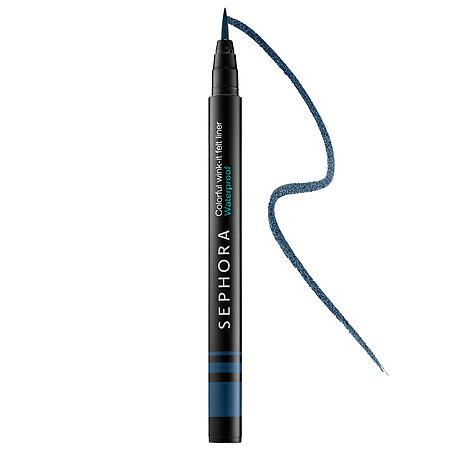 Sephora Collection Colorful Wink-it Felt Liner Waterproof 04 Midnight Navy 0.019 Oz/ 0.55 Ml