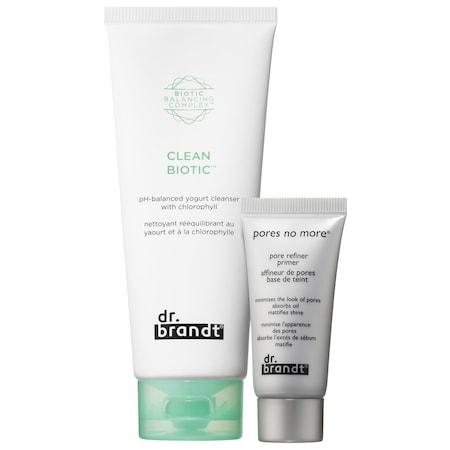 Dr. Brandt Skincare #cleanbiotic + Pore Refiner Primer Bundle