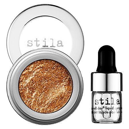 Stila Magnificent Metals Foil Finish Eye Shadow Metallic Gilded Gold