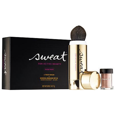 Sweat Cosmetics Mineral Bronzer Spf 25 Glow Hard 0.09 Oz
