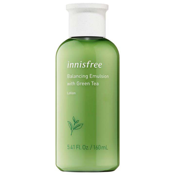 Innisfree (green Tea) Moisture-balancing Emulsion 5.41 Oz/ 160 Ml