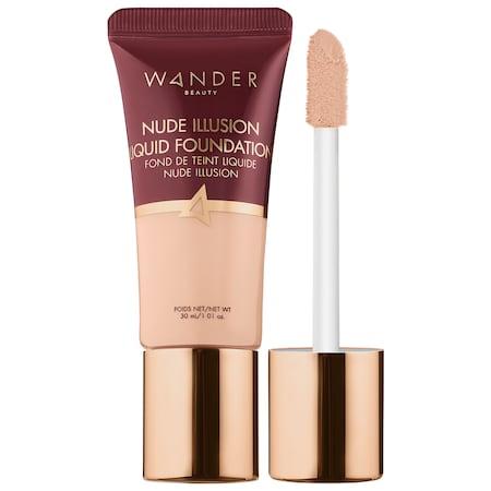 Wander Beauty Nude Illusion Liquid Foundation Fair 1.01 Oz/ 30 Ml