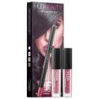 Huda Beauty Lip Contour Set Trophy Wife (rose Wood) & Muse (muted Rose)