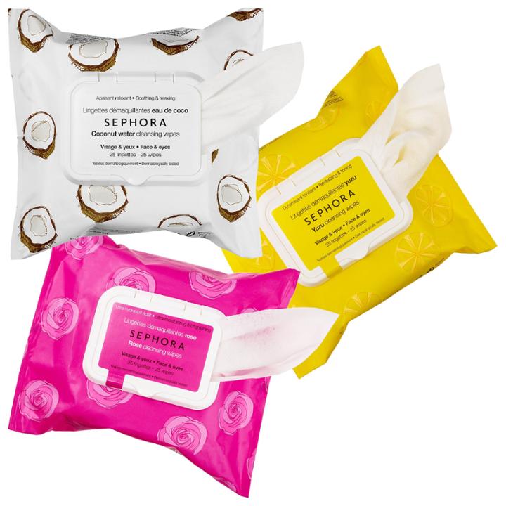 Sephora Collection Cleansing & Exfoliating Wipes Yuzu 25 Wipes