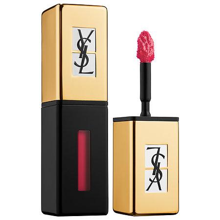 Yves Saint Laurent Glossy Stain Lip Color 219 Fuchsia Drops 0.20 Oz/ 6 Ml