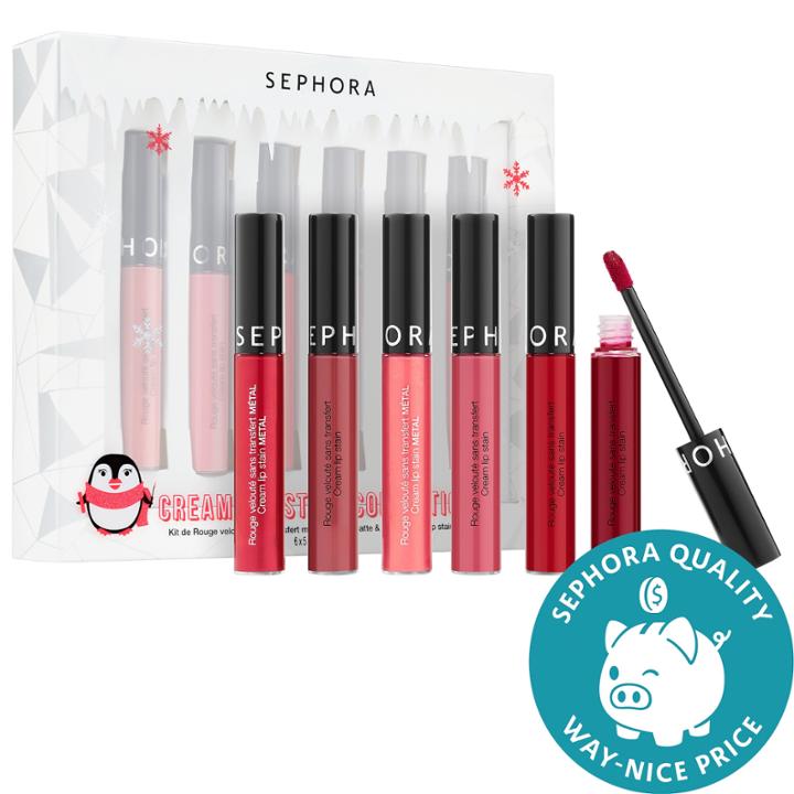 Sephora Collection Cream Lip Stain Collection 6 X 0.169 Oz/ 5 Ml