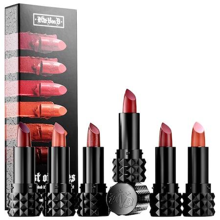Kat Von D Best Of Nudes Mini Studded Kiss Creme Lipstick Set 6 X 0.035 Oz/ 1 G Lipstick