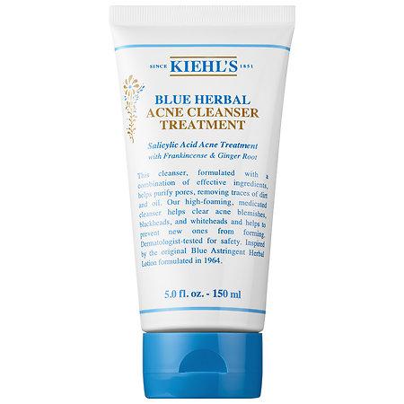 Kiehl's Since 1851 Blue Herbal Acne Cleanser Treatment 5 Oz/ 150 Ml