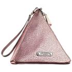 Sephora Collection Crystal Clear Triangle Pouch 7 X 7 1/2 X 7 1/2