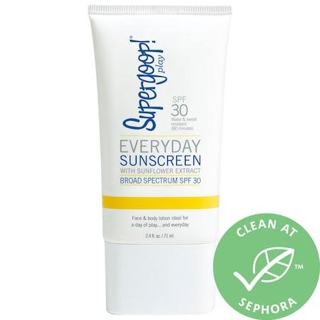 Supergoop! Everyday Sunscreen Broad Spectrum Spf 30 2.4 Oz/ 71 Ml