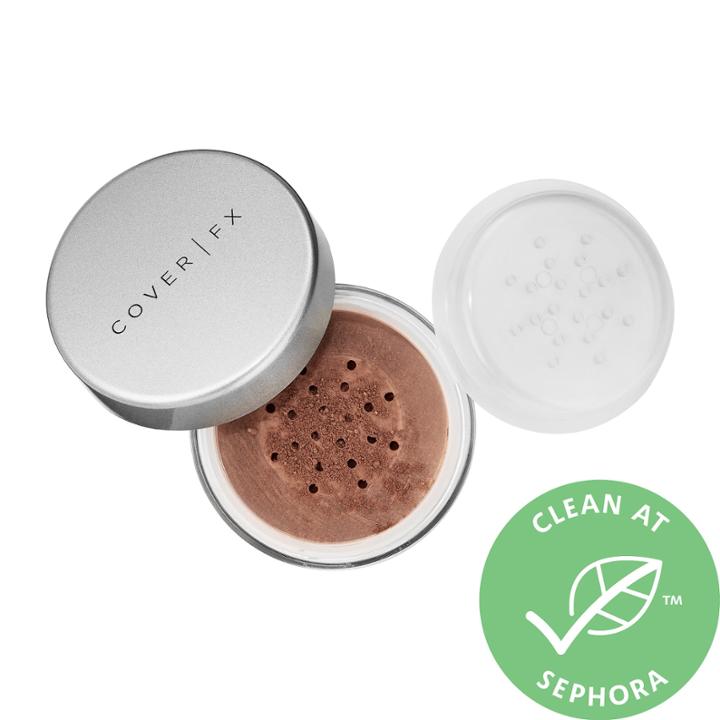 Cover Fx Perfect Setting Powder Mini Deep Translucent - (travel Size) 0.14 Oz/ 4 G
