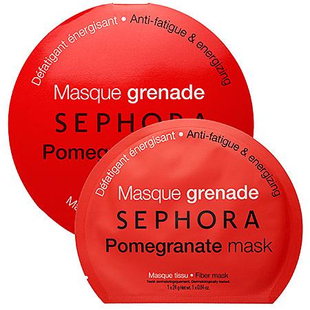 Sephora Collection Face Mask Pomegranate Mask - Anti-fatigue & Energizing 0.84 Oz