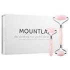 Mount Lai De-puffing Rose Quartz Roller Facial Set