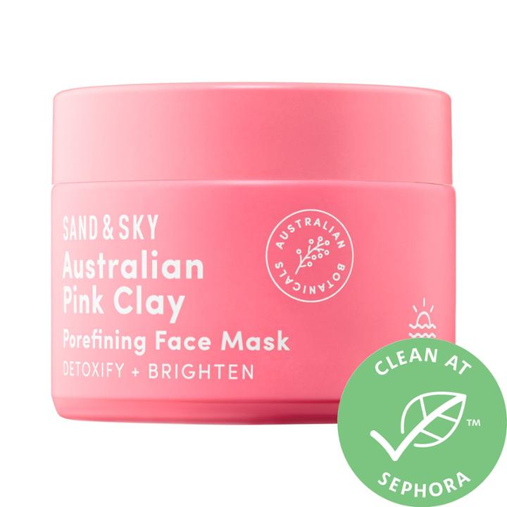 Sand & Sky Australian Pink Clay Porefining Face Mask 2.1 Oz/ 60 G