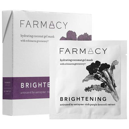 Farmacy Hydrating Coconut Gel Mask - Brightening (purple Broccoli) 3 Masks