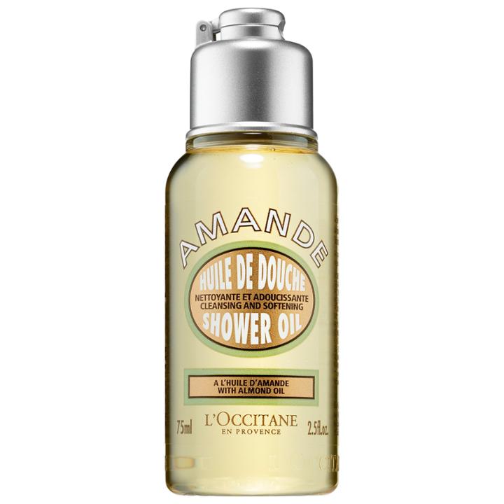 L'occitane Cleansing And Softening Shower Oil With Almond Oil Mini 2.5 Oz/ 75 Ml