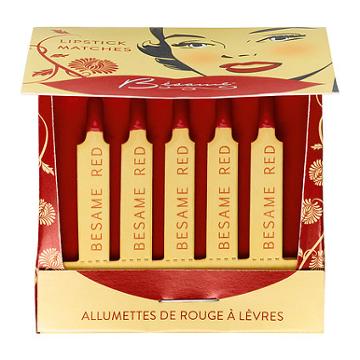 Besame Cosmetics Classic Color Lipstick Matches 5 X 0.03 Oz