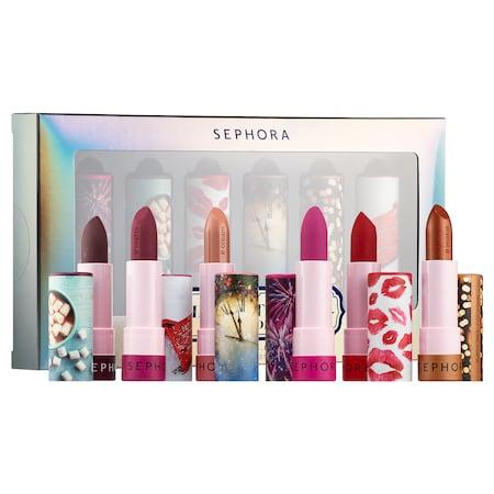 Sephora Collection Midnight Kisses Storybook Set #lipstories Set 6 X 0.14 Oz/ 4 G