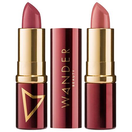 Wander Beauty Wanderout Dual Lipsticks Miss Behave (caramel Rose)/ Girl Boss (mauvey Nude) 0.14 Oz/ 4.08 G