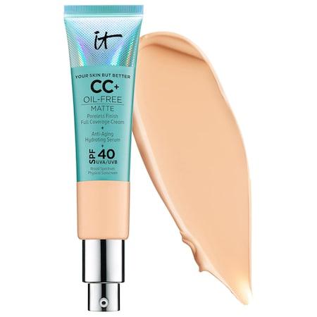 It Cosmetics Your Skin But Better Cc+ Cream Oil-free Matte With Spf 40 Medium 1.08 Oz/ 32 Ml