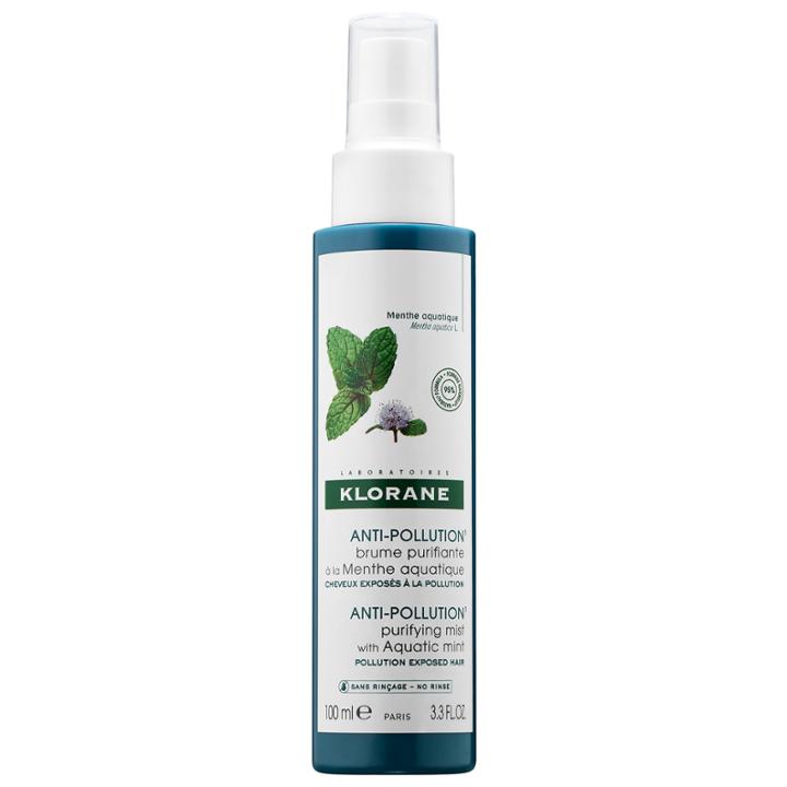 Klorane Anti-pollution Purifying Mist With Aquatic Mint 3.3 Oz/ 100 Ml