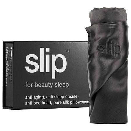 Slip Silk Pillowcase - King Charcoal